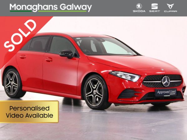 Mercedes-Benz A-Class Hatchback, Diesel, 2019, Red