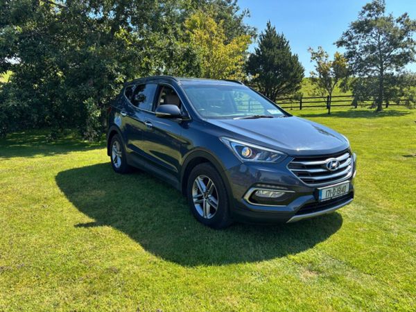 Hyundai Santa Fe SUV, Diesel, 2017, Blue