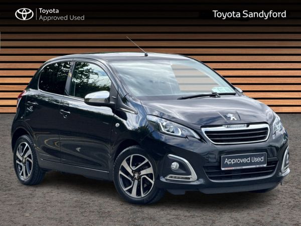 Peugeot 108 Hatchback, Petrol, 2021, Black