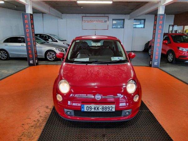 Fiat 500 Hatchback, Petrol, 2009, Red