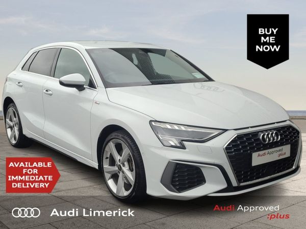 Audi A3 Hatchback, Petrol Plug-in Hybrid, 2024, White