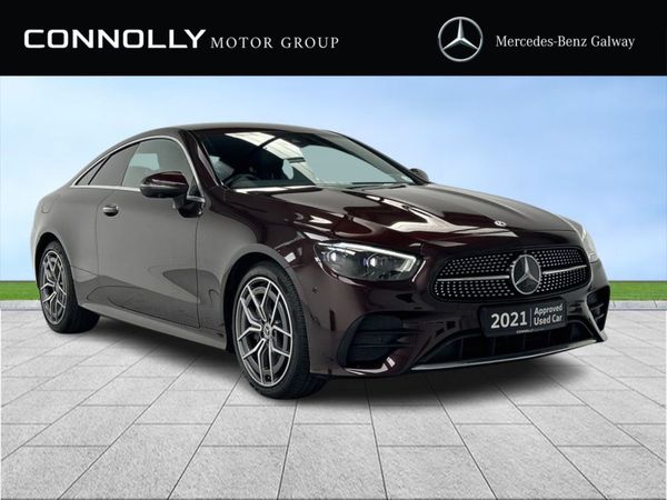 Mercedes-Benz E-Class Coupe, Diesel, 2021, Red