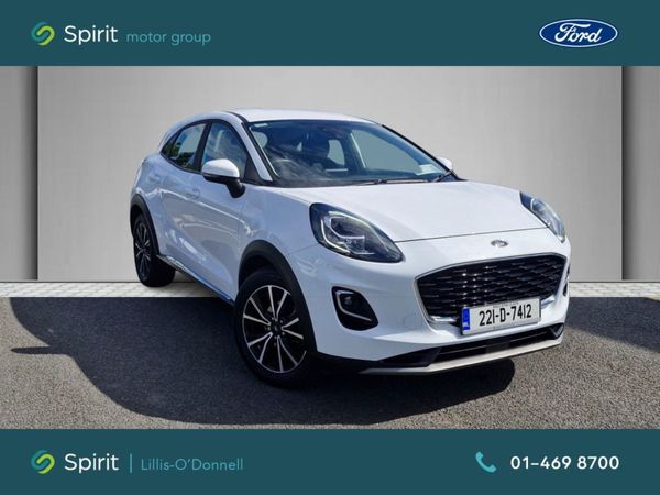 Ford Puma MPV, Petrol Hybrid, 2022, White