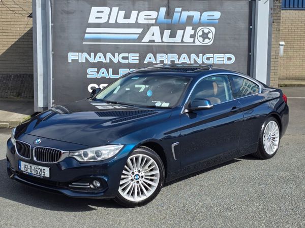 BMW 4-Series Coupe, Petrol, 2015, Blue