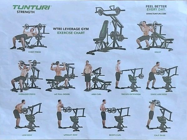 Leverage Gym Benche Not included Plates for sale in Galway for