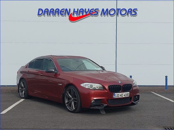 BMW 5-Series Saloon, Diesel, 2013, Red