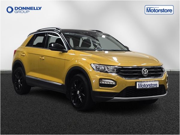 Volkswagen T-Roc Hatchback, Petrol, 2018, Yellow