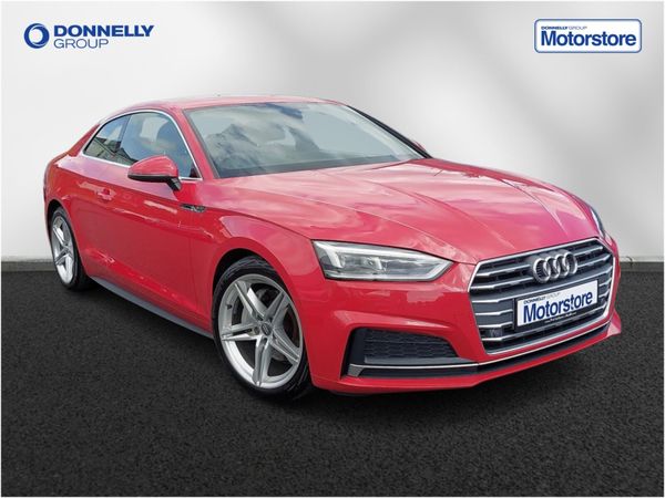 Audi A5 Coupe, Diesel, 2018, Red