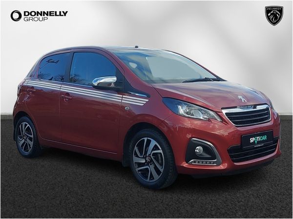 Peugeot 108 Hatchback, Petrol, 2020, Red