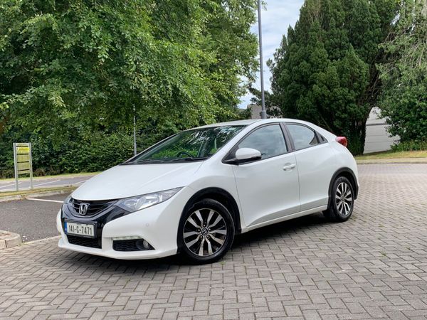 Honda Civic Hatchback, Diesel, 2014, White