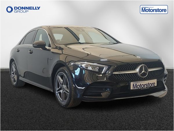 Mercedes-Benz A-Class Saloon, Petrol Hybrid, 2021, Black
