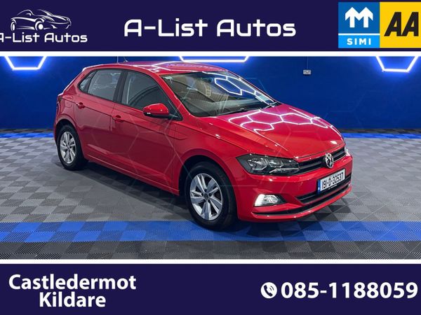 Volkswagen Polo Hatchback, Petrol, 2019, Red
