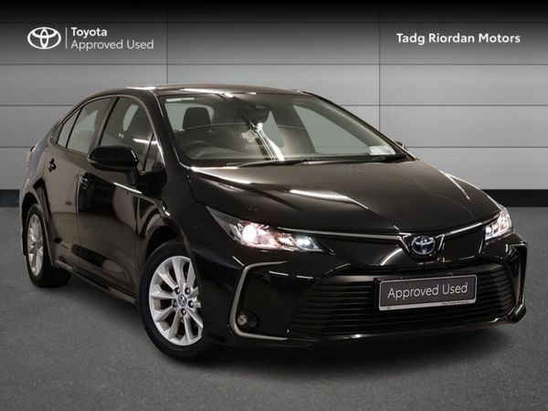 Toyota Corolla Saloon, Petrol Hybrid, 2022, Black