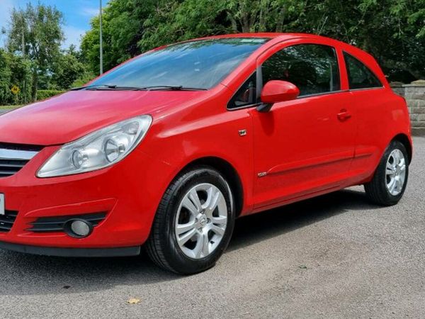 Opel Corsa Hatchback, Petrol, 2008, Red