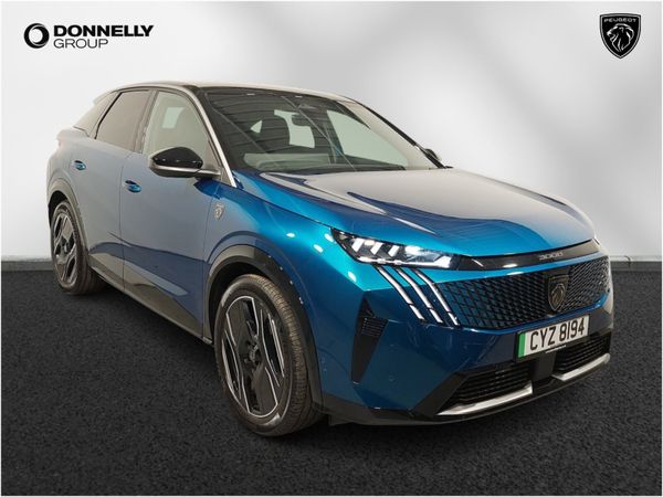 Peugeot 3008 Estate, Electric, 2024, Blue
