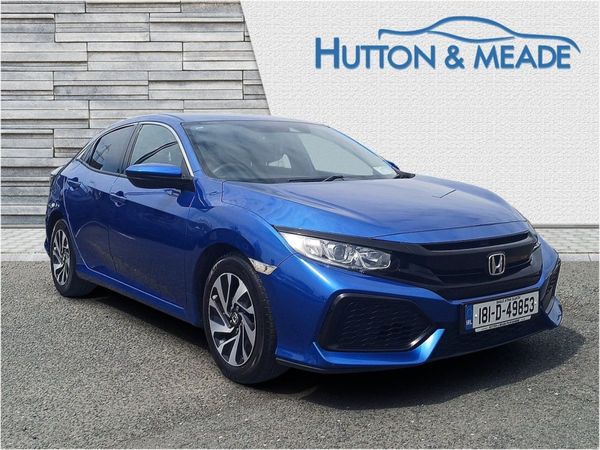 Honda Civic Hatchback, Petrol, 2018, Blue
