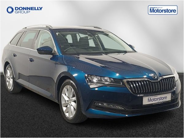 Skoda Superb Estate, Diesel, 2021, Blue