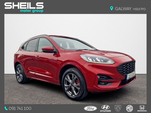 Ford Kuga SUV, Petrol Hybrid, 2022, Red