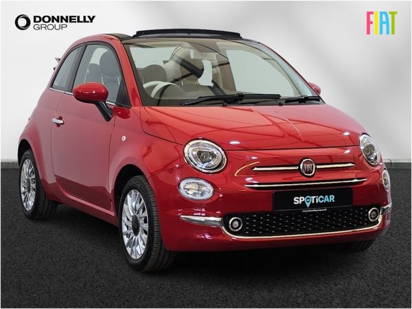 Fiat 500 Convertible, Petrol, 2023, Red