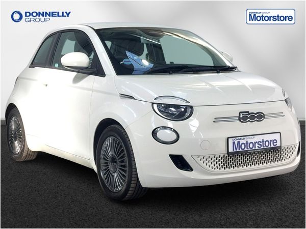 Fiat 500 Hatchback, Electric, 2022, White