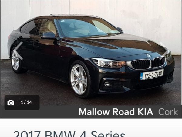 BMW 4-Series Coupe, Diesel, 2017, Black