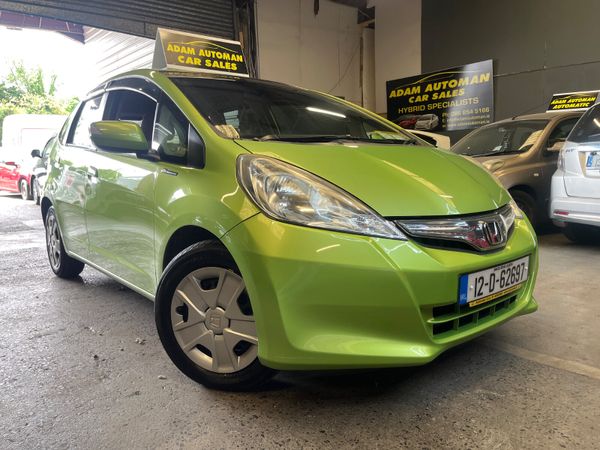 Honda Fit Hatchback, Petrol Hybrid, 2012, Green