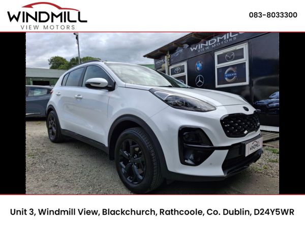 Kia Sportage SUV, Diesel Hybrid, 2021, White