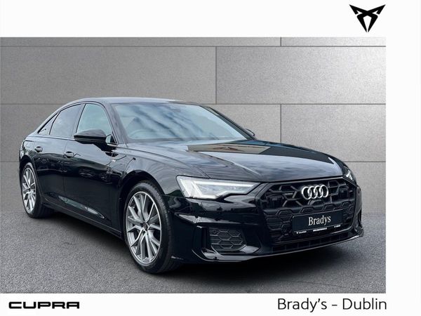 Audi A6 Saloon, Petrol Hybrid, 2025, Black