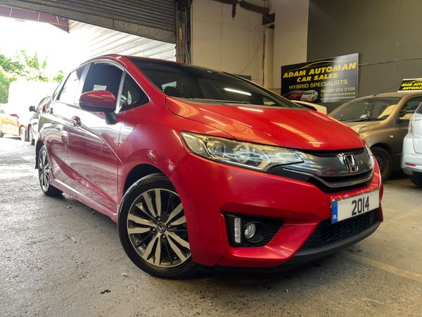 Honda Fit Hatchback, Hybrid, 2014, Red