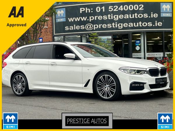 BMW 5-Series Estate, Diesel, 2018, White