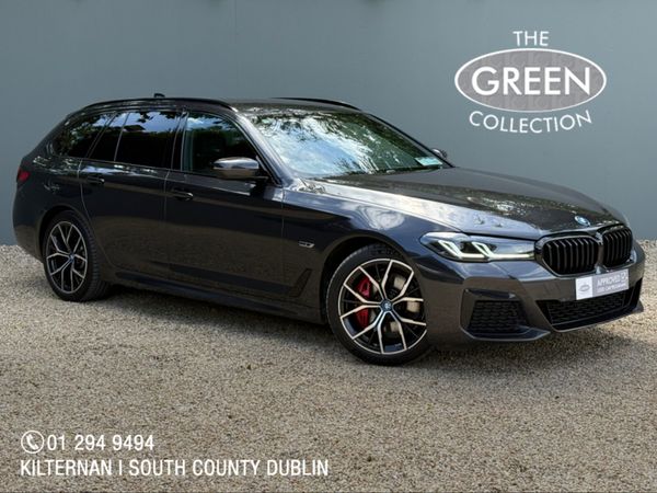 BMW 5-Series Estate, Petrol Hybrid, 2022, Grey