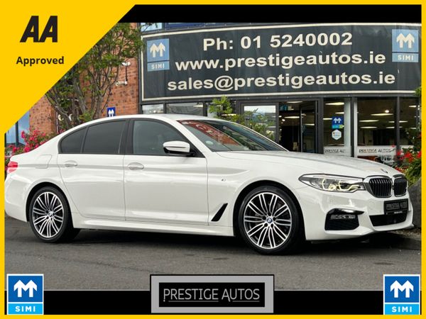 BMW 5-Series Saloon, Diesel, 2017, White