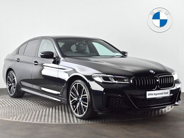 BMW 5-Series Saloon, Petrol Plug-in Hybrid, 2023, Black