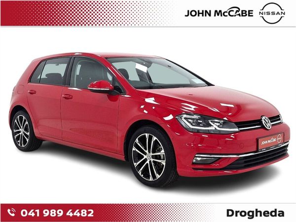 Volkswagen Golf Hatchback, Petrol, 2020, Red