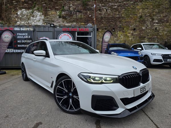 BMW 5-Series Estate, Diesel, 2020, White