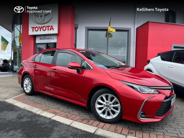Toyota Corolla Saloon, Petrol Hybrid, 2022, Red