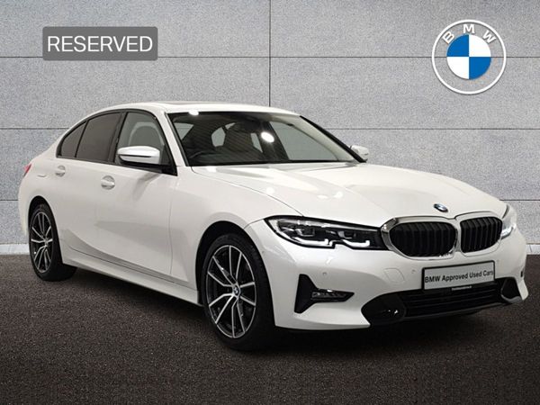 BMW 3-Series Saloon, Petrol, 2019, White