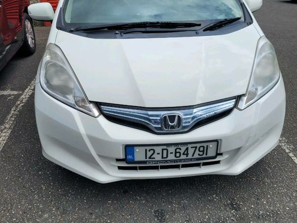 Honda Fit Hatchback, Petrol Hybrid, 2012, White