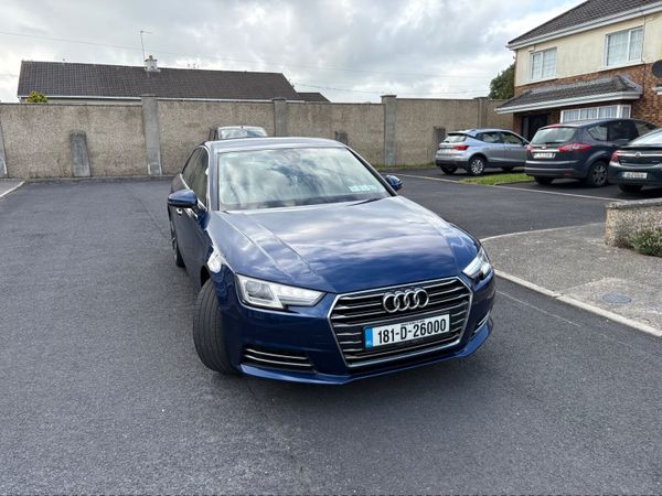 Audi A4 Saloon, Diesel, 2018, Blue