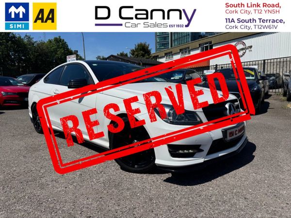 Mercedes-Benz C-Class Coupe, Petrol, 2015, White