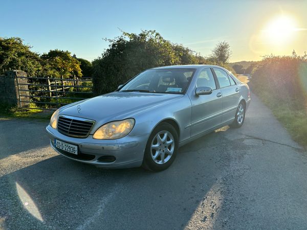 Mercedes-Benz S-Class Saloon, Petrol, 2003, Silver