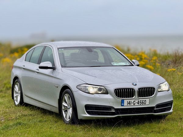 BMW 5-Series Saloon, Diesel, 2014, Silver