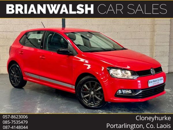 Volkswagen Polo Hatchback, Petrol, 2016, Red
