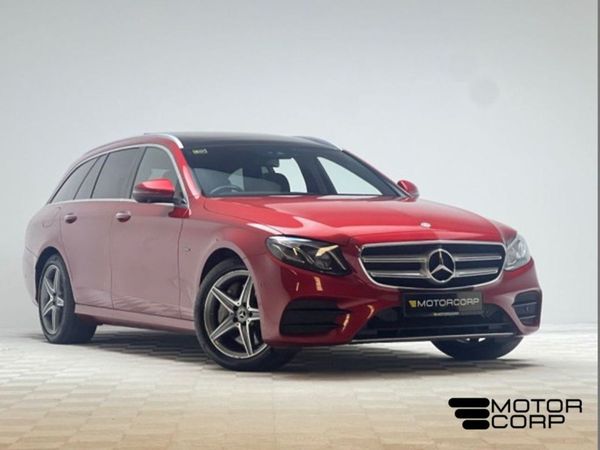Mercedes-Benz E-Class Saloon, Hybrid, 2019, Red