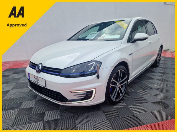 Volkswagen Golf Hatchback, Petrol Plug-in Hybrid, 2016, White