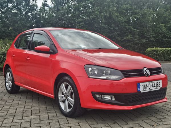 Volkswagen Polo Hatchback, Petrol, 2014, Red
