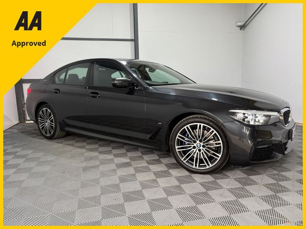 BMW 5-Series Saloon, Petrol Plug-in Hybrid, 2018, Grey
