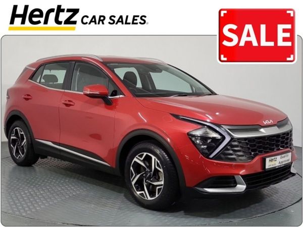 Kia Sportage SUV, Diesel Hybrid, 2023, Red