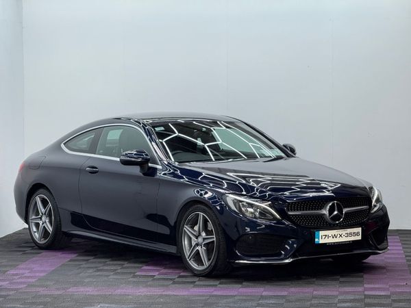 Mercedes-Benz C-Class Coupe, Diesel, 2017, Blue