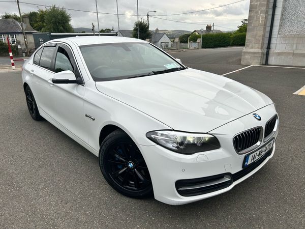 BMW 5-Series Saloon, Diesel, 2014, White
